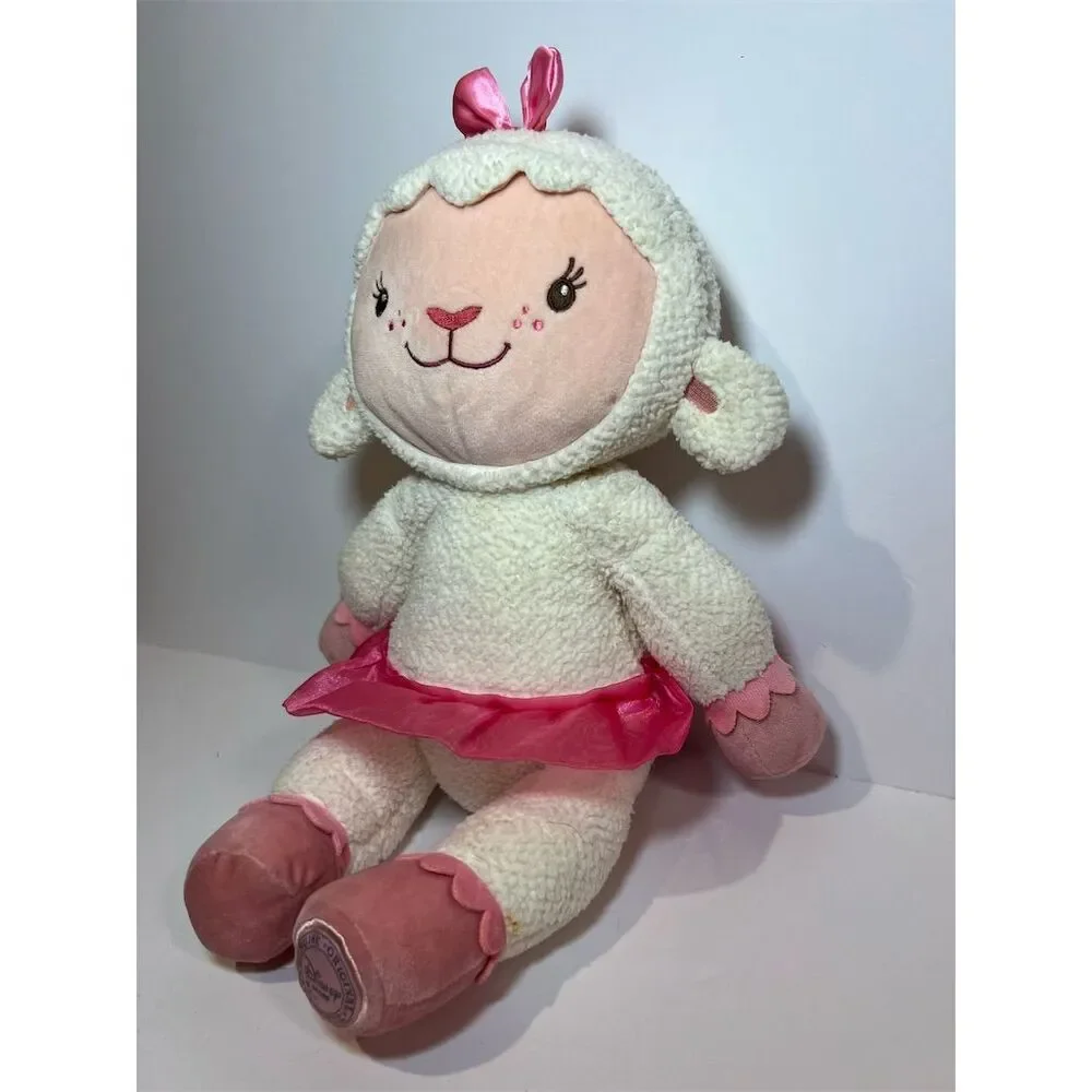 Disney Cream and Pink Lambie Ballerina Plush Toy